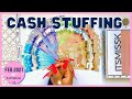 CASH ENVELOPE STUFFING | SINKING FUNDS + SAVINGS | February 2021 Paycheck #2 | Canadian Currency