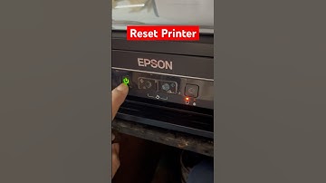 Epson L380 Printer Red light Blinking Solution #epson #shorts