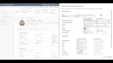 Dynamics 365 | Human Resource | Change Position