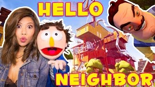 OUR CREEPY NEIGHBOUR HAS A NEW HOUSE! - Hello Neighbor Alpha 4