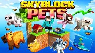 Minecraft Skyblock Tapi Bebas Pilih PET PIARAAN 🐸🦄🐹🐾