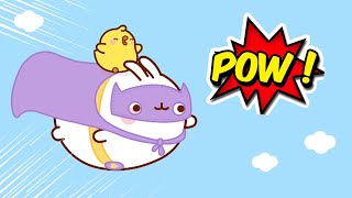 SUPER MOLANG is here to HELP !  | Funny Compilation For kids