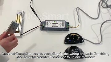Motion Sensor Switch working with Electic Magnetic Door Lock