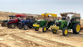 Solis 5015 Vs John Deere 5204 Vs Powertrac 439 Ds Vs John Deere 5042 D Full Comptison Video