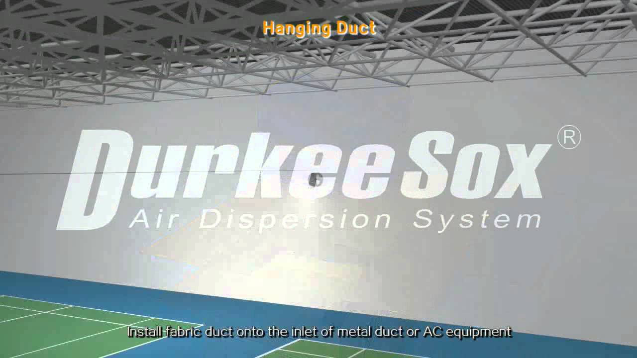 Durkeesox Fabric Duct installationsingle raw Htrack YouTube