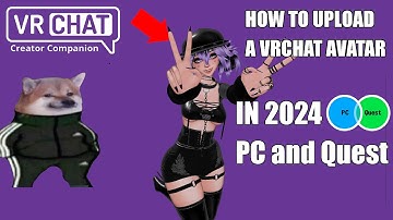 How to upload an avatar to VRChat in 2024 (Creator Companion) tutorial PC + Quest