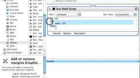 Creating a "Print Folder" Service with Automator in Mac OS X