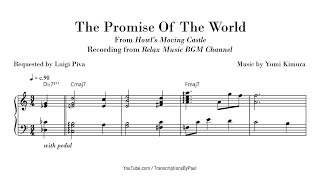 The Promise Of The World - Howl's Moving Castle - Sheet music transcription