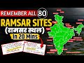 Revise all 80 ramsar sites in india in just 20 minutes  upsc prelims 2024pwonlyias