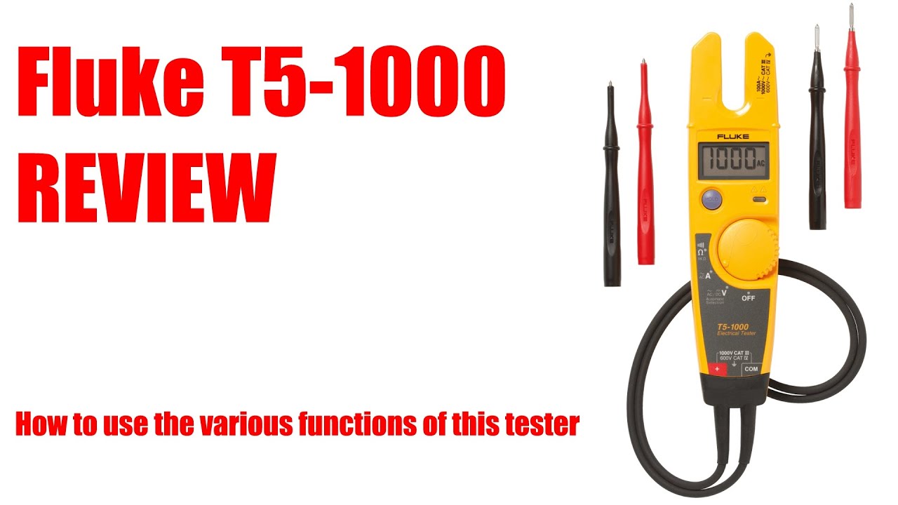 Fluke T5-1000 Electrical Tester [REVIEW] #electrical #fluke #tester  #electricaltester #testmeter 