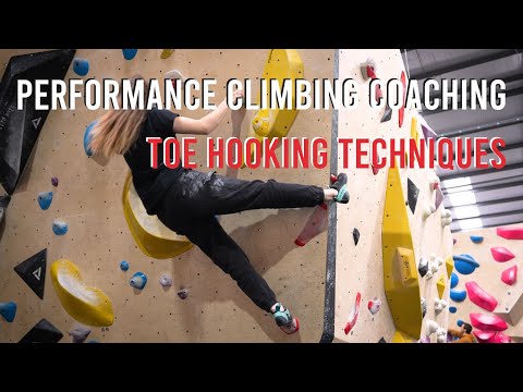 Performance Climbing Coaching Toe Hooks