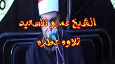 الشيخ عمرو السعيد تلاوه رائعه جميلة