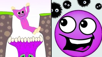 HUGGY STORY 🆚 HIDE BALL Satisfying ASMR Gameplay All LEVELS ?