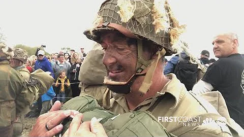 Veteran paratrooper Kevin Crowell makes historic j...