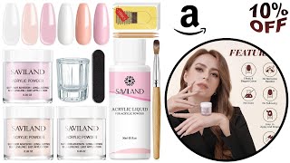saviland acrylic nail kit - your ultimate beginner's guide to flawless nails!