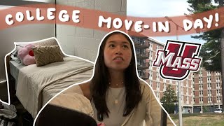 COLLEGE MOVE-IN DAY VLOG *junior year* | UMass Amherst