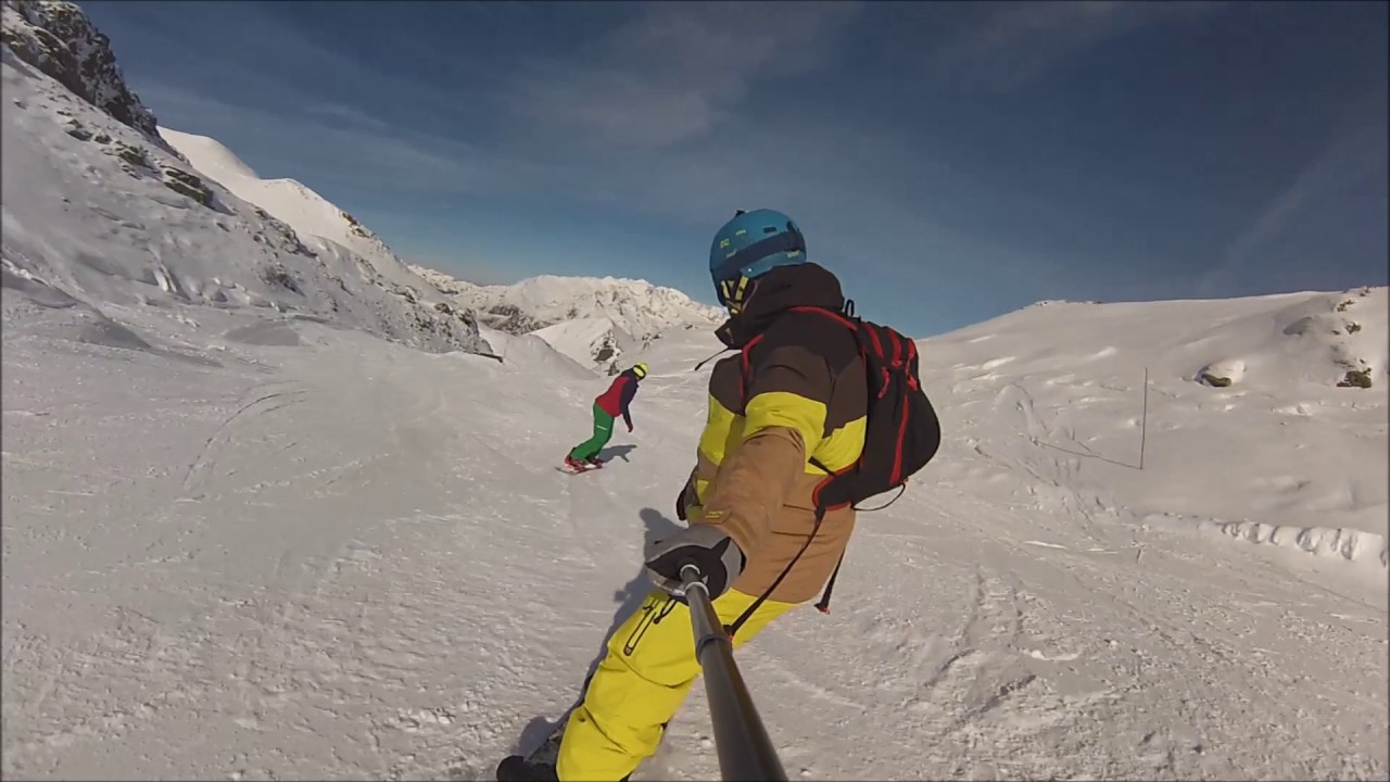 Les 2 Alpes Snowboarding January 2017 YouTube