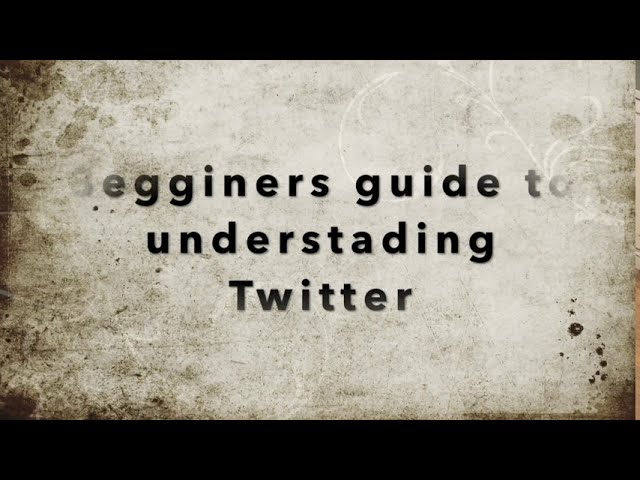 understanding twitter | Chow down my lane