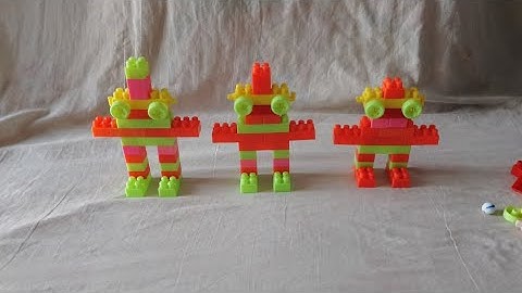 7 Minutes Satisfying With Unboxing Building Blocks Robot | Tiny Cute Blocks Set Toys Review