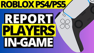 How To Report A Player in Roblox Experience on Playstation PS4/PS5