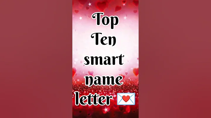 |Top ten smart name letter 💌|Comment your name|yt shorts|YouTube shorts|#shorts|