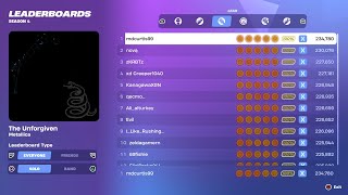 [Fortnite Festival S4] The Unforgiven Expert Lead 100% FC World Record