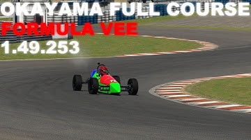 iRacing Okayama Full Course Formula Vee - Track Guide + Hotlap