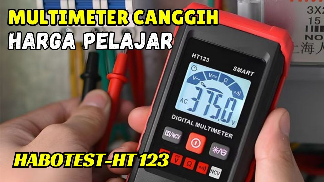HABOTEST HT123 Auto Range Multimeter 2.000 Counts True RMS