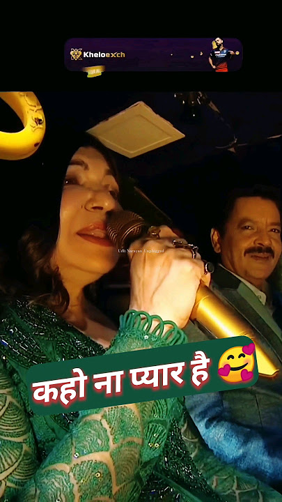 Kaho Na Pyaar Hai 🥰 | Udit Ji Alka Ji 😜 Great Perform | #shorts #uditnarayan #status #story #90s