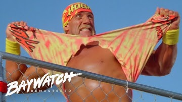 HULK HOGAN & MACHO MAN RANDY SAVAGE VS NATURE BOY Ric Flair & BIG VAN VADER Who Will Win? Baywatch