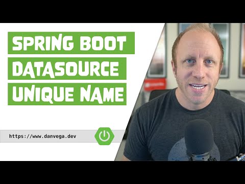 Spring Boot Database Tutorial: Connecting with a unique datasource name