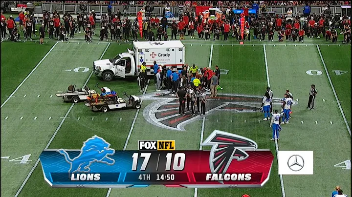 Falcons v.s. Lions Game SUSPENDED: Morice Norris Seriously Injured