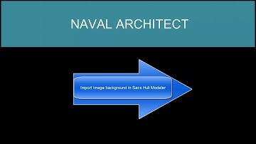 Import Image backgroud in Sacs Hull Modeler