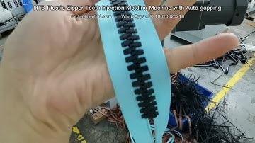 Plastic Zipper Teeth Injection Molding Machine with auto-gapping DK5874 9mm Wings