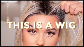 I finally found a realistic looking wig that I don't have to glue down | Raquel Welch Shaded Biscuit
