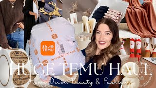 Huge Christmas/Winter Temu Haul || Home Decor, Fashion & Beauty