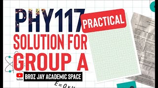 Step-by-Step PHY 117 SOLUTION for GROUP A Students #physics #assignment #university