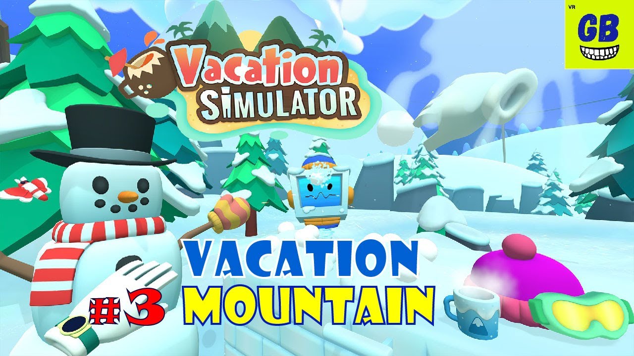 Vacation vr. Симулятор отдыха VR. Vacation Simulator зима еда. Vacation Simulator все воспоминания. Vacation Simulator Snow Safety.