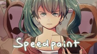 【SPEEDPAINT】Sand Planet MIKU