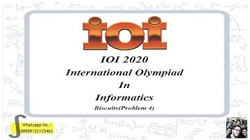 IOI 2020problem4(Packing Biscuits) second day problem1International Olympiad in Informatics solution