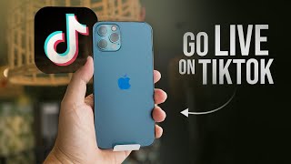How To Go Live On Tiktok Tutorial
