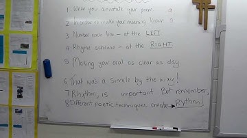 annotating your poem