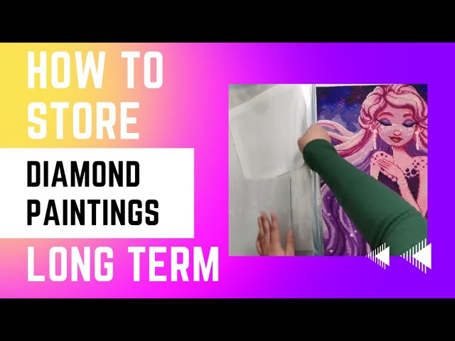 How To Store Diamond Paintings  Inside my diamond art portfolio 