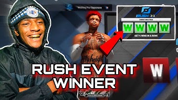 I Won The First 1v1 RUSH EVENT on NBA 2K20! HARDEST event on 2K20!