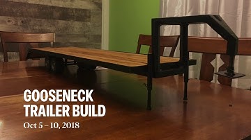 Rc 1/10 Scale Gooseneck Trailer Build