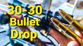 .30-30 Bullet Drop - Demonstrated and Explained