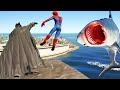 GTA 5 Water Ragdolls | SPIDERMAN Vs Batman (Euphoria physics/Funny Moments)