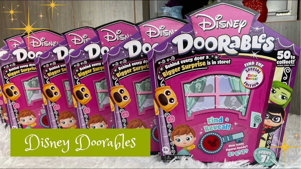 Disney Doorables Series 7 HUGE Unboxing Multi Peek Packs with Codes and