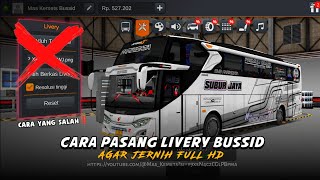 TUTORIAL PASANG LIVERY BUSSID AGAR JERNIH FULL HD - Bus Simulator Indonesia screenshot 2