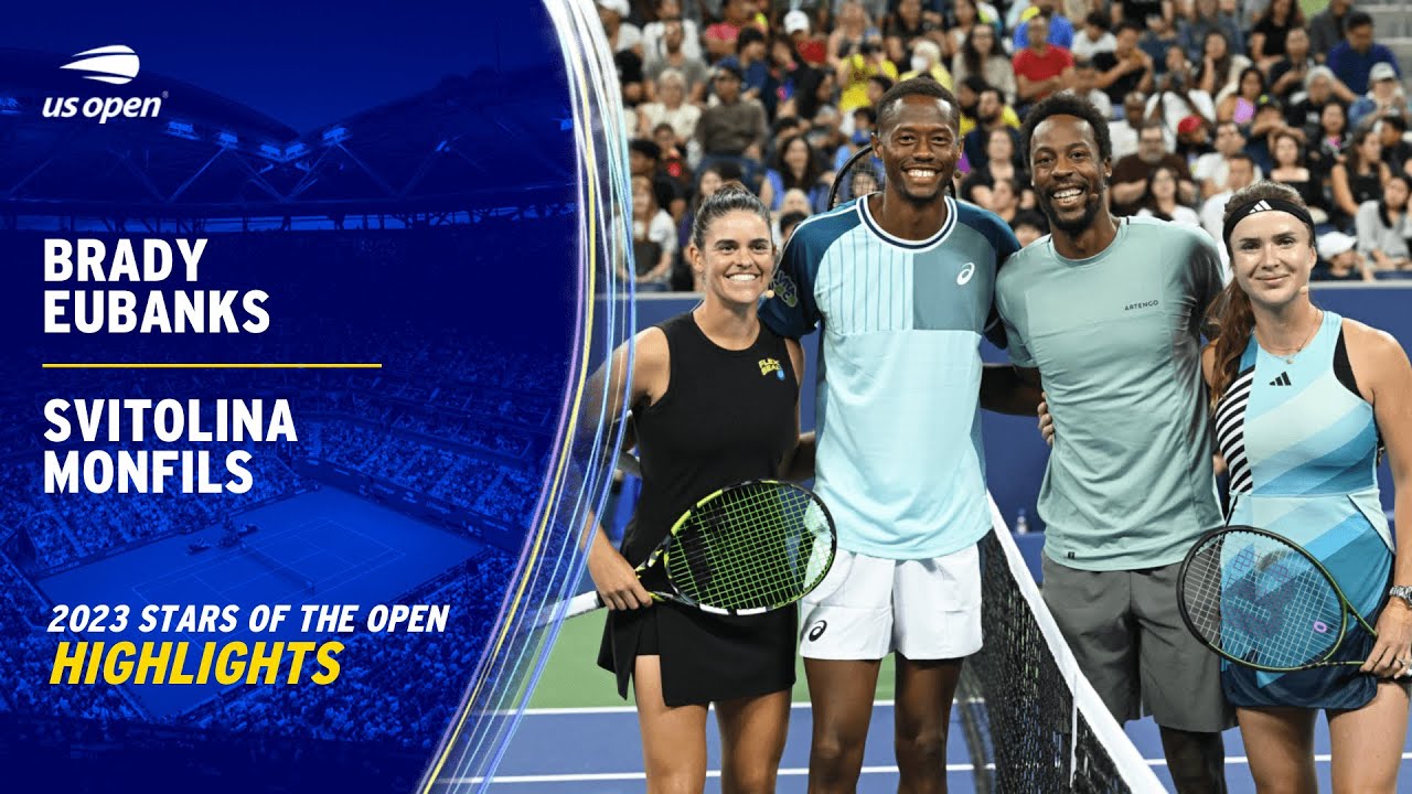 Brady/Eubanks vs. Svitolina/Monfils Full Match | Stars of the Open | 2023 US Open